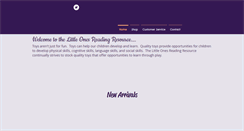 Desktop Screenshot of littleonesreadingresource.com