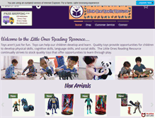 Tablet Screenshot of littleonesreadingresource.com